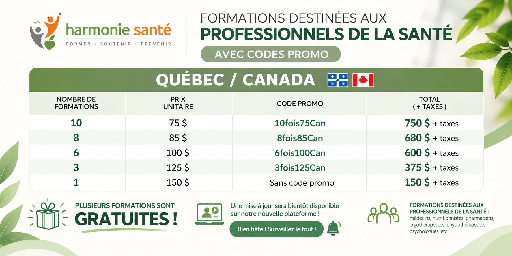 Promotion Harmonie Santé